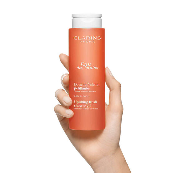Gel de Banho Clarins Eau des Jardins Uplifting Fresh Shower Gel